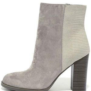 Grey Frost Heeled Booties by Circus Sam Edelman. Brand new.